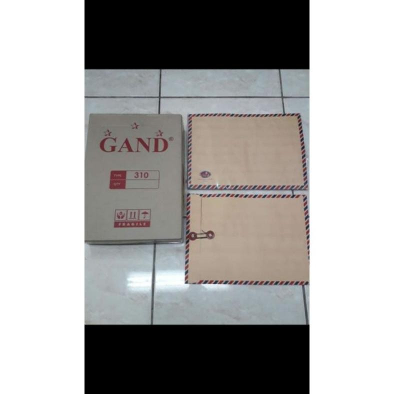 

Baru Amplop Coklat Tali 310 Airmail - Ukuran Folio Merk Air Mail