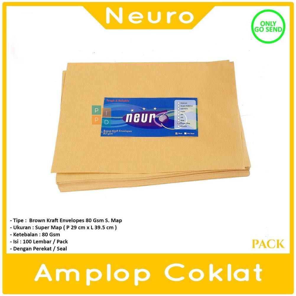 

Baru Amplop Coklat Super Map Seal NEURO - Pack Arsip/Dokumen