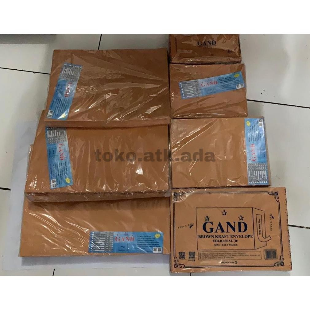 

Baru Amplop Coklat A4 Seal 220x300 mm - Isi 100 Lembar