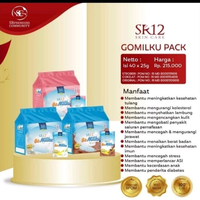 

(Expert) SR12 Go Milku Susu Kambing Etawa 10 Sachet Tanpa Gula Tanpa Krimer Mengatasi Hipertensi