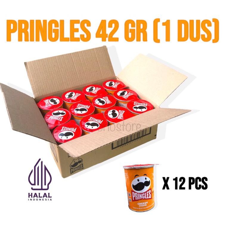 

Baru Pringled Cheesy Cheese 42gr 1 Dus - Camilan Keju Mini Rasa Gurih