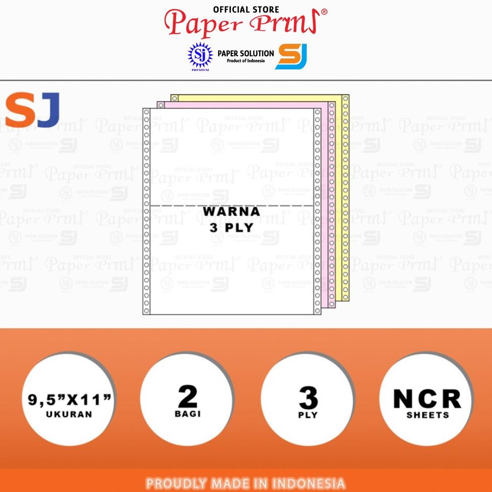

Sale! Kertas Continuous Form Sj Orange 3 Ply 9.5 X 11/2 | Kertas Komputer Bagi 2