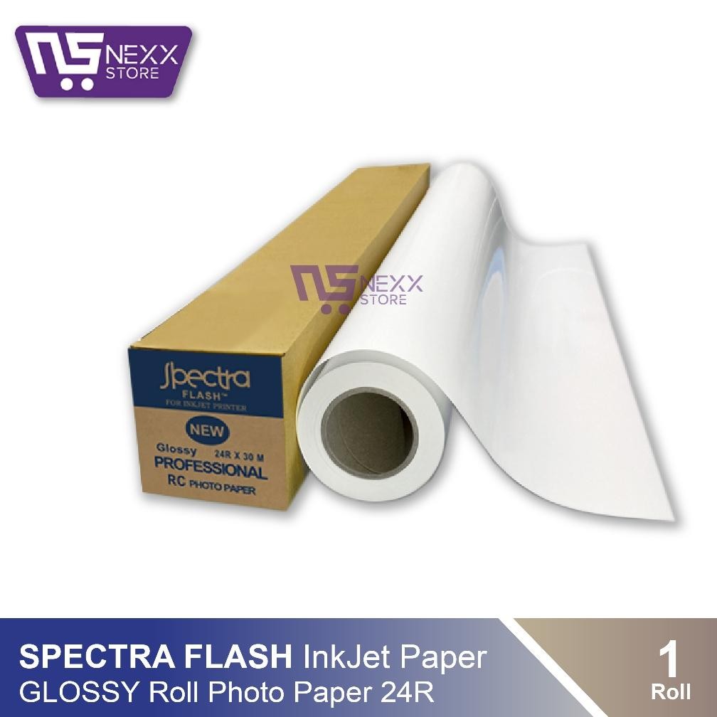 

Sale! Spectra Inkjet Paper Roll 24 Inch Kertas Cetak Printer Format Besar