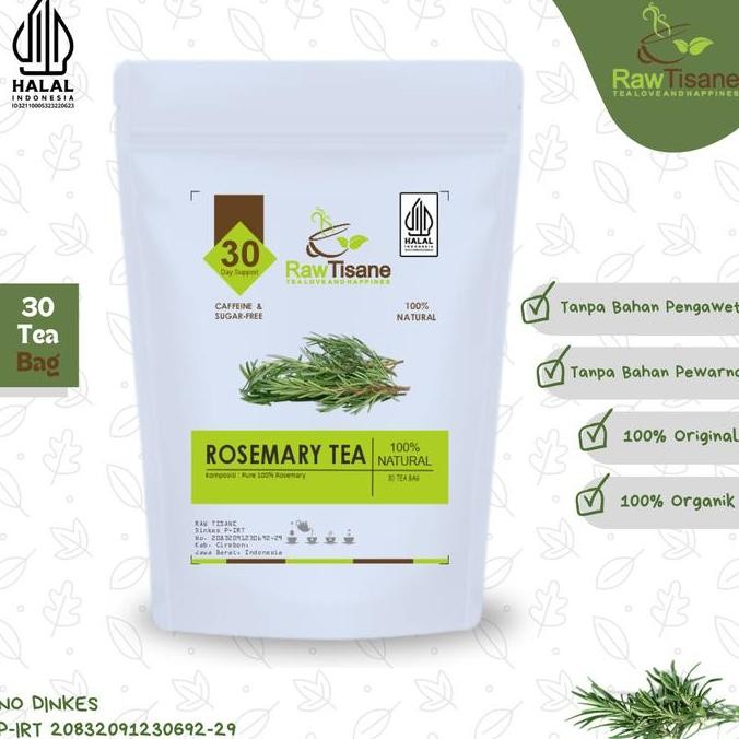 

SALE!!! ROSEMARY TEA : Rosemary Leaf Tea Isi 30 Tea Bagw