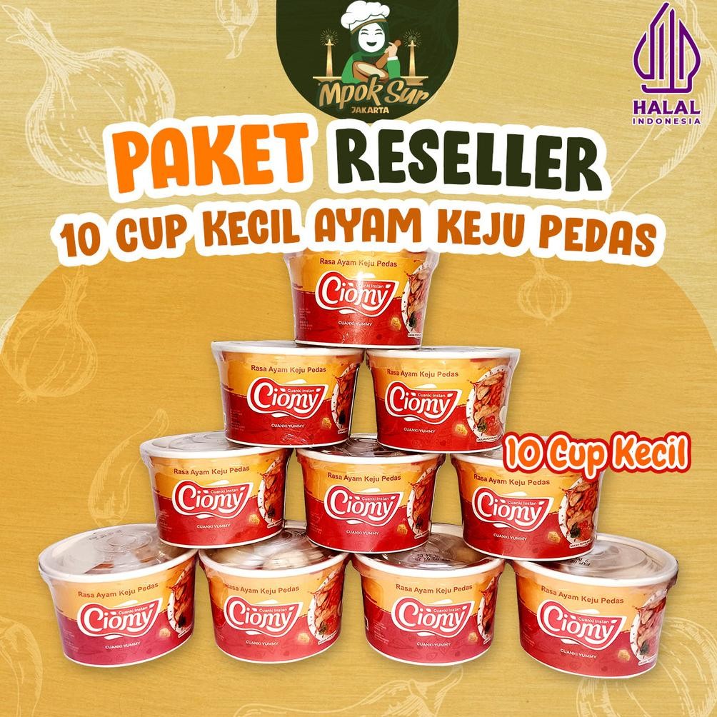 

Baru Mpok Sur Paket Ciomy Cuanki Keju Pedas Mini - Snack Instan Isi 10pcs, Pedas Gurih & Viral