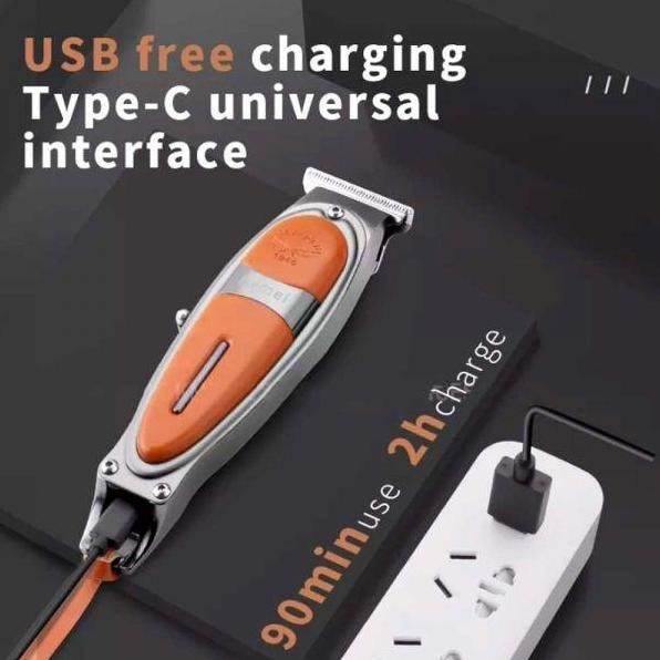 Terlaris Kemei Km 1946 Hair Trimmer Alat Cukur Rambut Kemei Km-1946