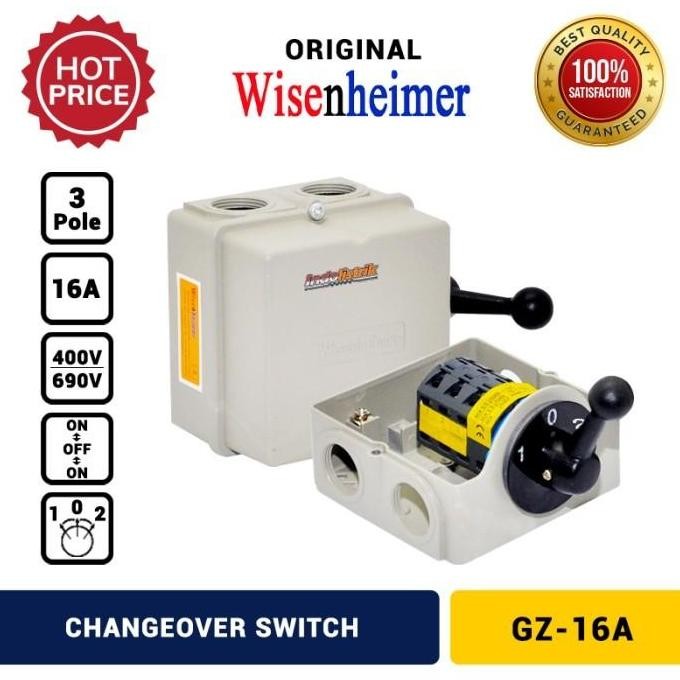 

Terlaris Wisenheimer Change Over Switch 3P 16A Untuk Genset