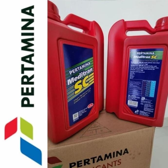 Terlaris Oli Mesin Pertamina Diesel .Meditran Sc,5L. Untuk Diesel /Genset