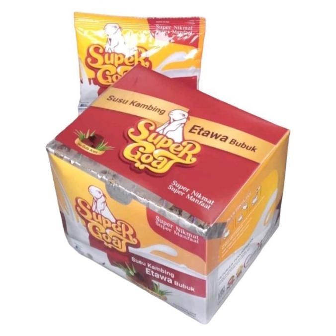 

(Expert) Super goat Susu Kambing Etawa Bubuk Gula Aren Original Sachet Minuman Serbuk Milk Powder Mengobati Asam Lambung Nyeri Sendi Rematik