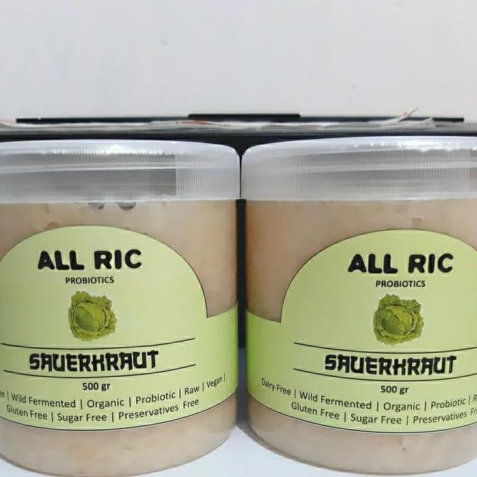 

TERLARIS sauerkraut organic/raw/no preservatives 500gr siap konsumsi ready
