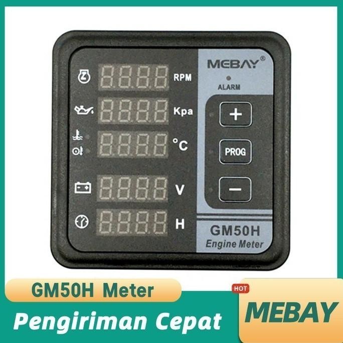 

Terlaris Module Mebay Engine Meter Digital Gm50H Untuk Genset Dan Mesin Pompa