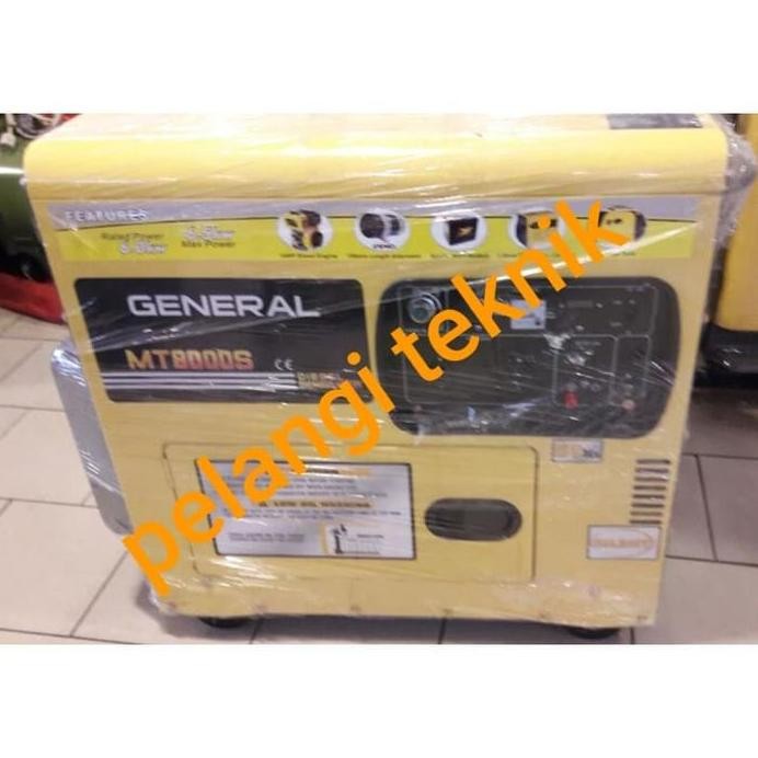 

Terlaris Silent Diesel Genset 6500 - 7000 Watt General Bbm Solar Mt 9000 Gs