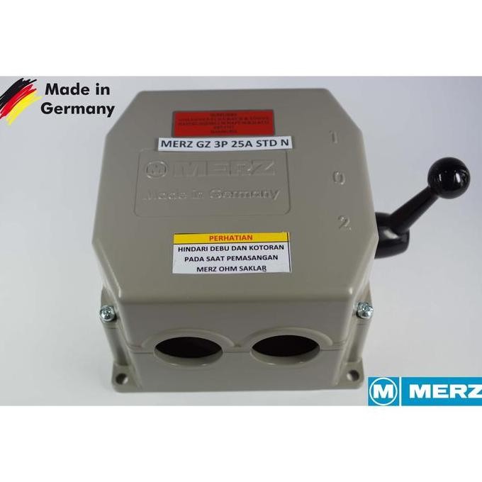 

Terlaris Merz Gz 25A/3P Buatan Jerman (Std N) Cos/Ohm Saklar/Handle Genset
