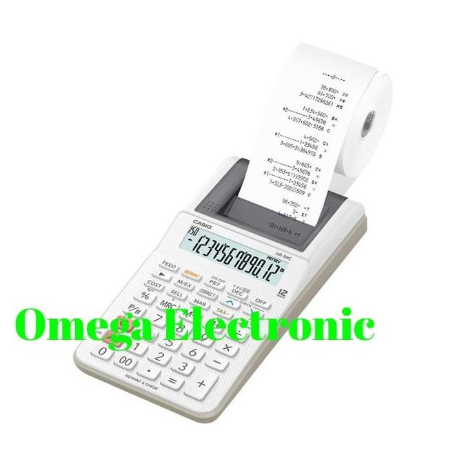 

restock Casio HR 8 RC - Printing Calculator Struk Kalkulator Kasir HR 8RC