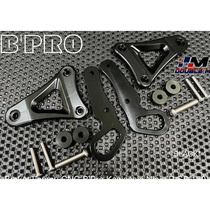 Kupingan Breket Bracket Lampu Bulat BPro Kawasaki Ninja R SS 150
