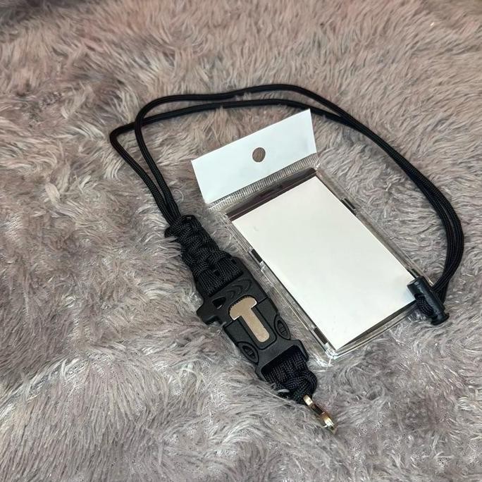 

restock Tactical Lanyard Badge Holder (Dilengkapi pematik api) Case