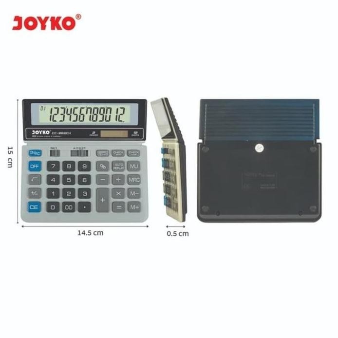 

restock Kalkulator JOYKO CC868CH 12Digit/Calculator JOYKO ORI Check Correct Calculator