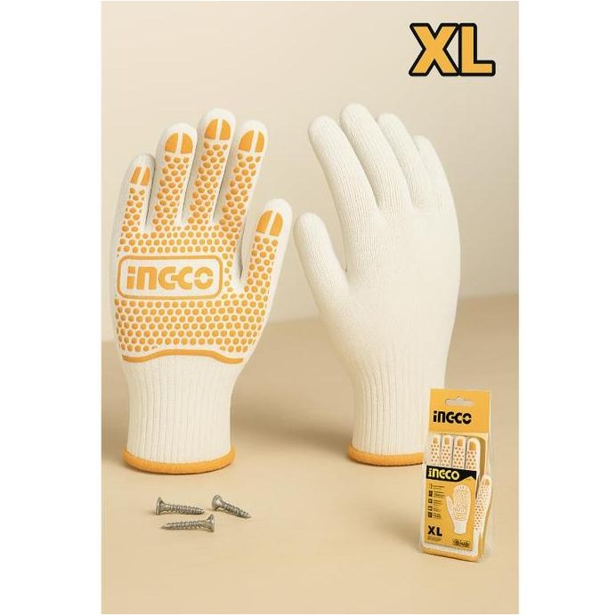 

Terlaris Ingco Sarung Tangan, Dengan Sirkulasi Udara Yang Lega, Anti Slip, Jahitan Yang Flexible & Grip Karet Pvc. Untuk Konstruksi Pembangun, Pekerjaan Taman/Kebun, Pabrik, Pergudangan Dan Lain-Lain Hgvk05