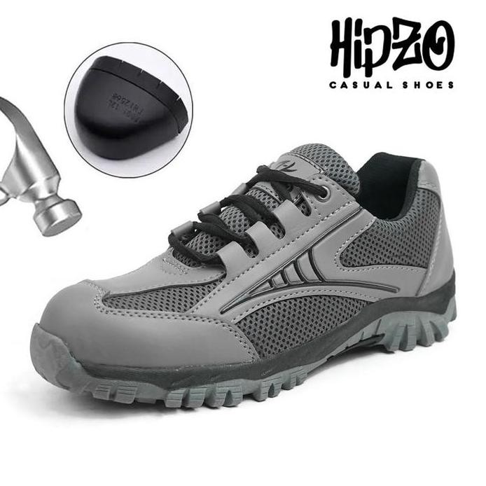 

Terlaris Hipzo Sepatu Safety Sporty Ori M073 Untuk Kerja Proyek Tambang Shoes Outdoor Pria Besi