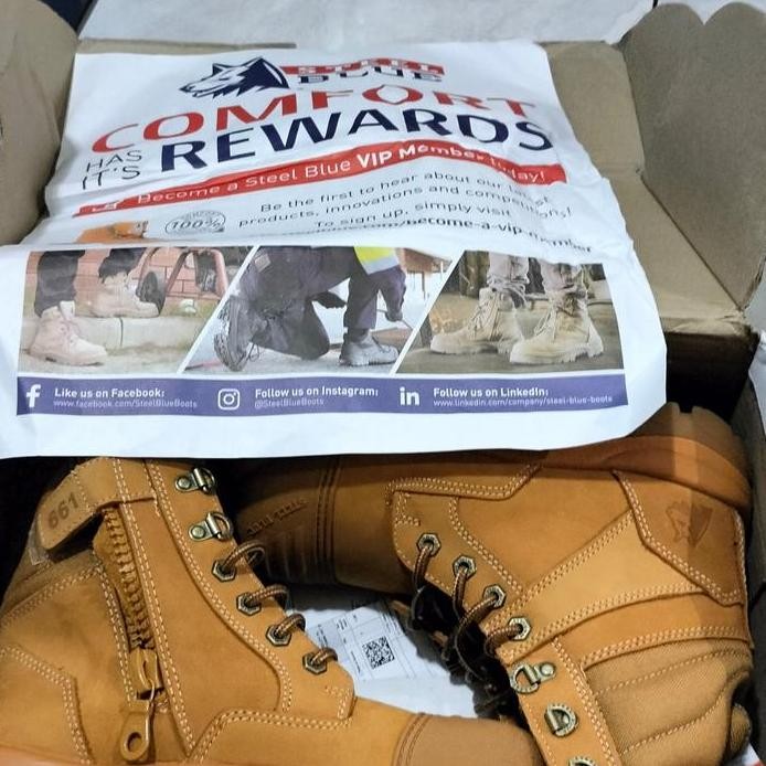 

Terlaris Safety Shoes "Steel Blue"Original