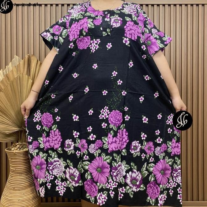 ready stock Juwita Batik - Daster Payung Jumbo Busui Friendly LD 140 Super Jumbo Murah Terbaru PART-