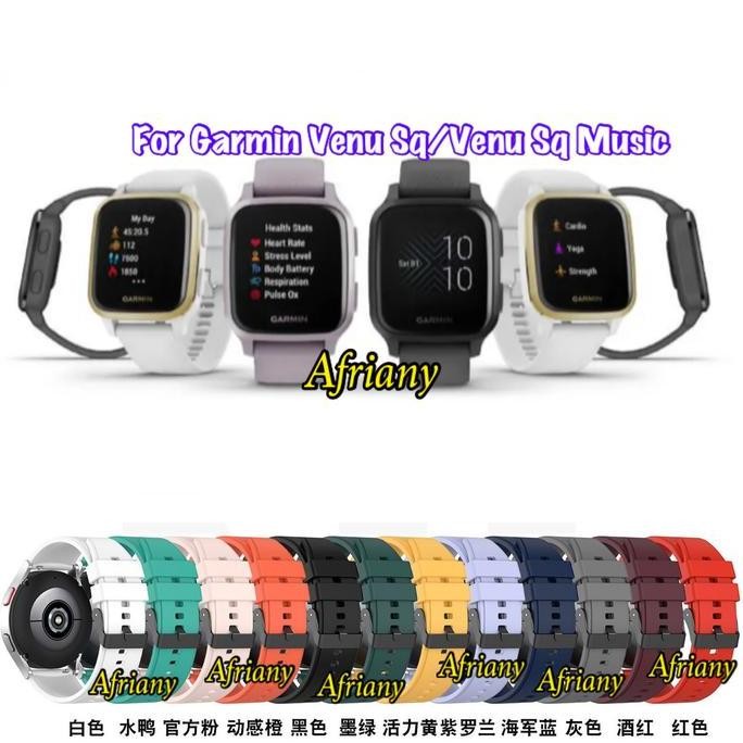 Strap Garmin Venu Sq / Venu Sq Music Rubber Tai Jam Tangan