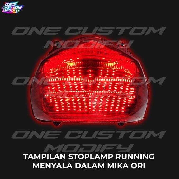 STOPLAMP RUNNING CB 150R OLD LAMPU REM LED BELAKANG 8 & 10 MODE VARIASI MOTOR ONE CUSTOM MODIFY
