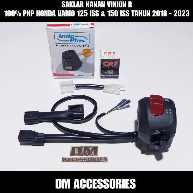 SAKLAR KANAN HAZARD VIXION R ORIGINAL MINDA 100% PNP VARIO 125 & 150