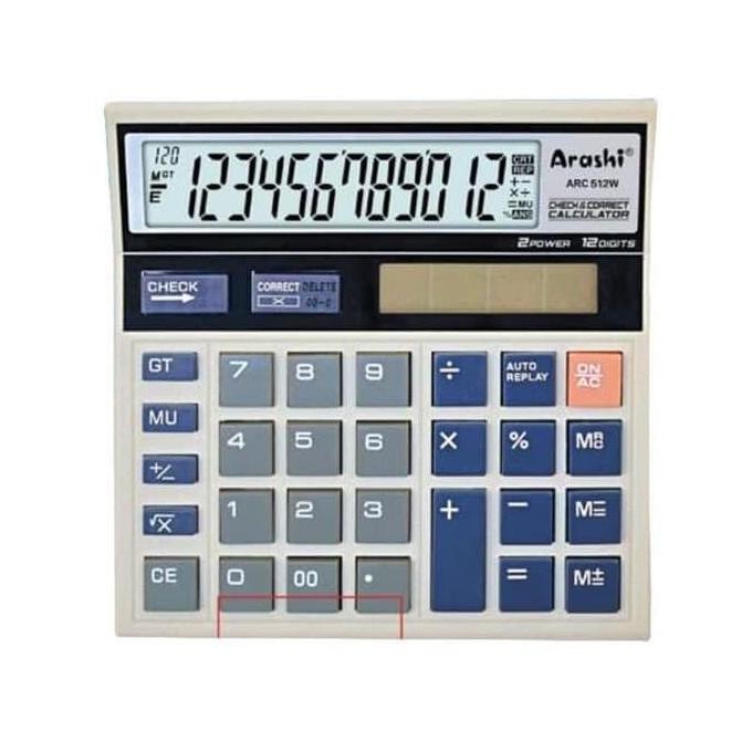 

restock Kalkulator ARASHI ARC512W/ARC-512W