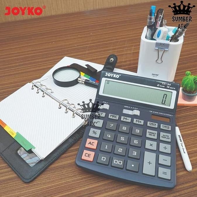 

restock Calculator Kalkulator Joyko CC-34 14 Digits Check Correct