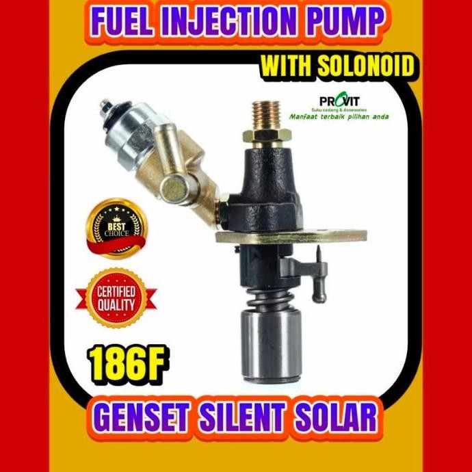 

Terlaris 186F Fuel Injection Pump With Solonoid Genset Silent Solar