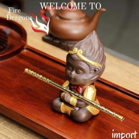 Patung Sun Go Kong Kera Sakti Miniatur Sun Wo Kong Emas Monkey King