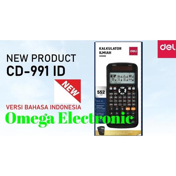 

restock Deli CD-991ID Scientific Calculator FX CD 991 ID Kalkulator Ilmiah
