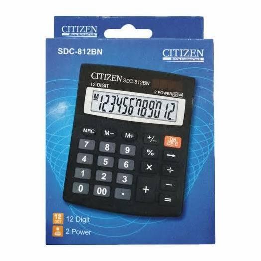 

restock Kalkulator Citizen SDC812BN 12 digit - Kalkulator Ukuran Sedang
