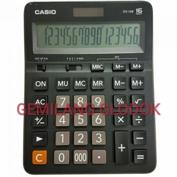 

restock CASIO GX-16B | GX 16B | NEW KALKULATOR/ CALCULATOR 16 DIGITS | GX16B