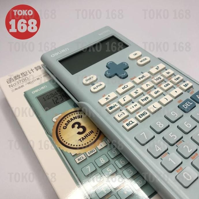 

restock DELI Scientific Calculator/Kalkulator Ilmiah/Sekolah 1700 (PCS)