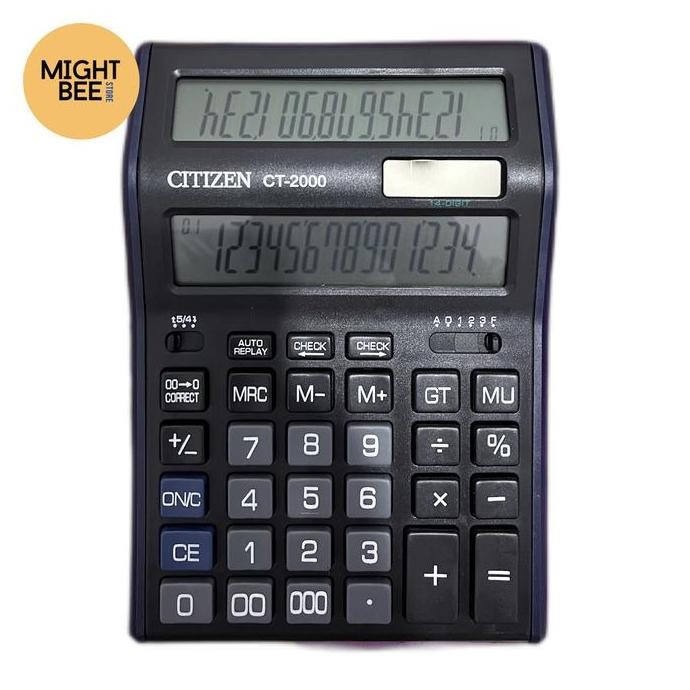 

restock Kalkulator Citizen CT 2000 - Kalkulator 2 Layar Besar - 14 Digit