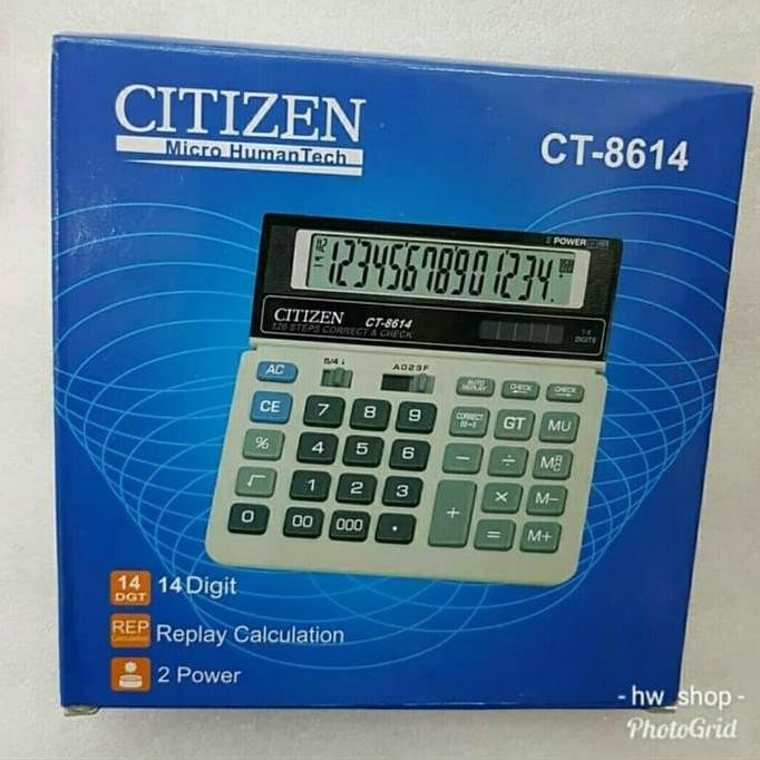 

restock kalkulator/Calculator CITIZEN 14digit/check& correct/real picture