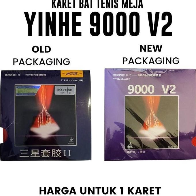 Terlaris Karet Tenis Meja Yinhe 9000 Ii 3Star V2