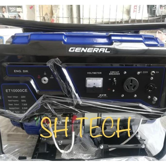 

Terlaris Genset General 8000 Watt Et 10000 Ce Generator Listrik