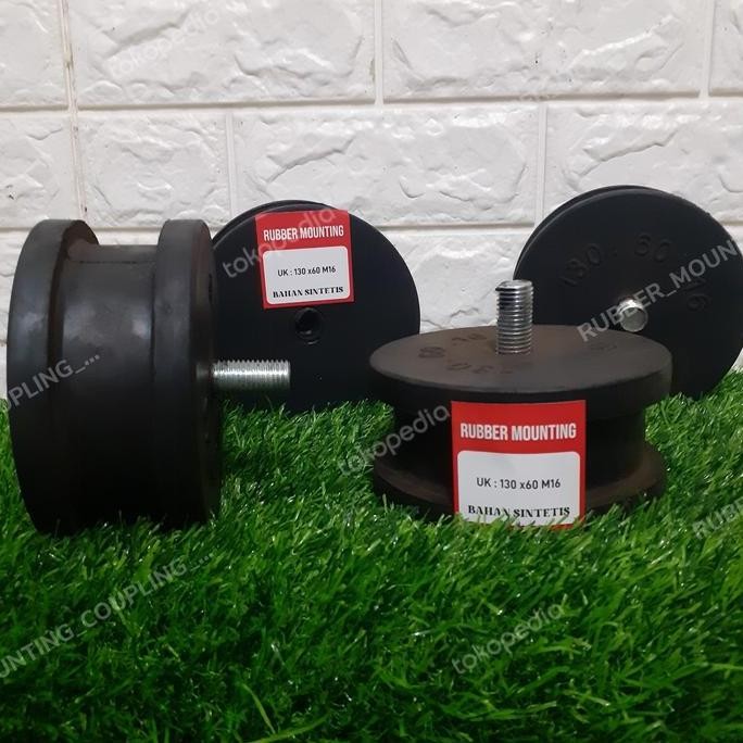 

Terlaris Rubber Mounting Genset 130X60Mm M16 / 130X60X16