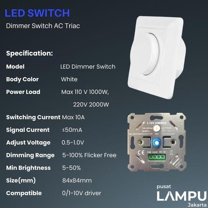 Sale Modern Dimmer Simply Elegant Dimmer Switch  Ac Triac Led Dimer