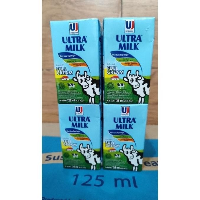 

(Expert) Ultra Milk Susu UHT Full Cream 125 ml (isi 8 pcs)
