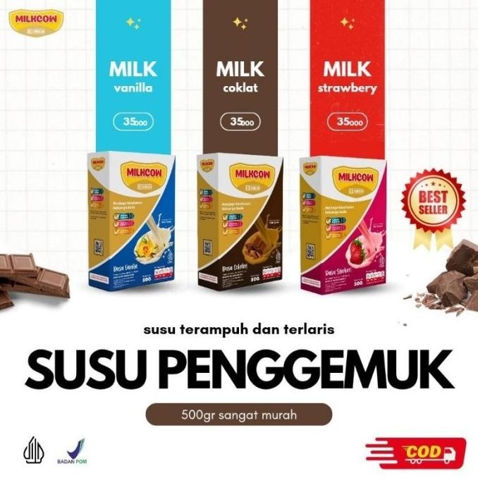 

(Expert) SUSU MILKCOW | GEMUK BADAN 500gr