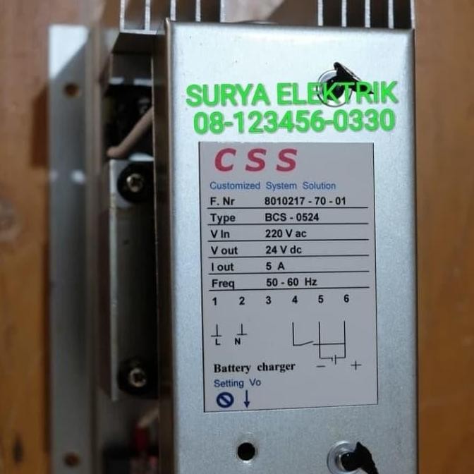 

Terlaris Charger Casan Pengisi Aki Baterai Batre Battery Genset Css Bcs 0524