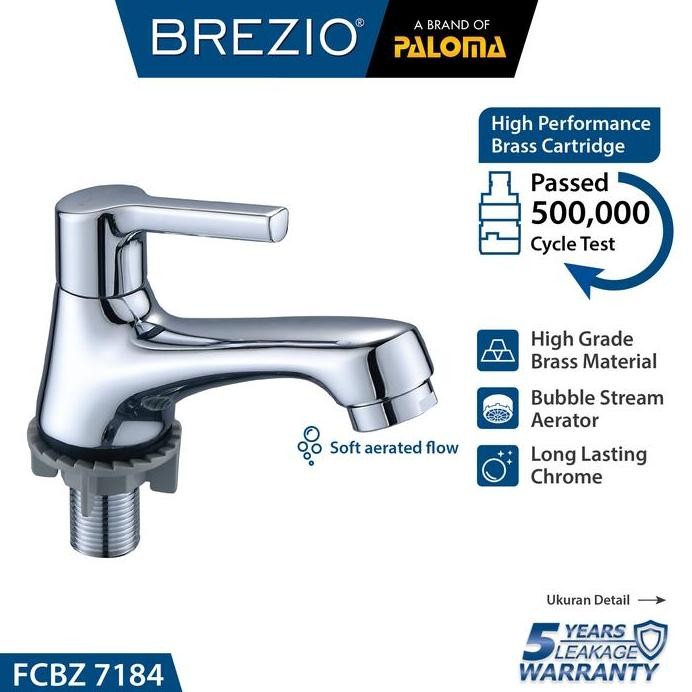 

Terlaris Brezio Fcbz 7184 Keran Wastafel Cuci Tangan Meja Basin Sink Kran Air
