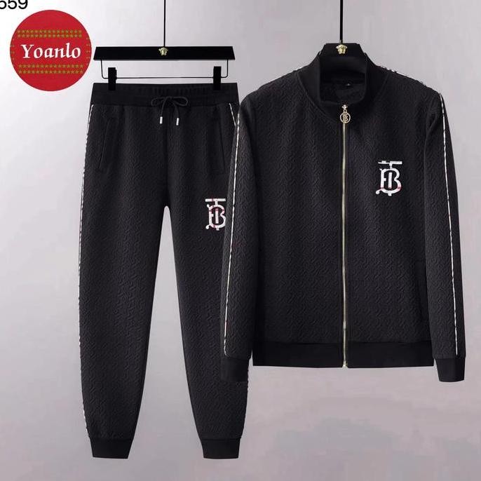 Grosir Setelan Pria Import 9012 / One Set Jaket Bomber Branded Mirror