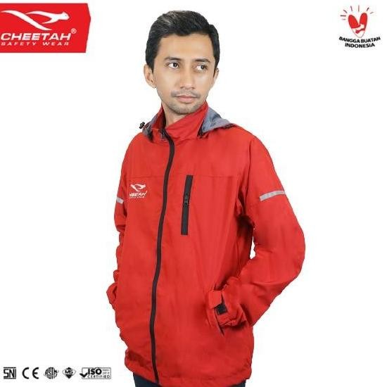 Sale Cheetah Safety Wear Jaket Harian Kekinian Kualitas Terbaik Parasut Resleting