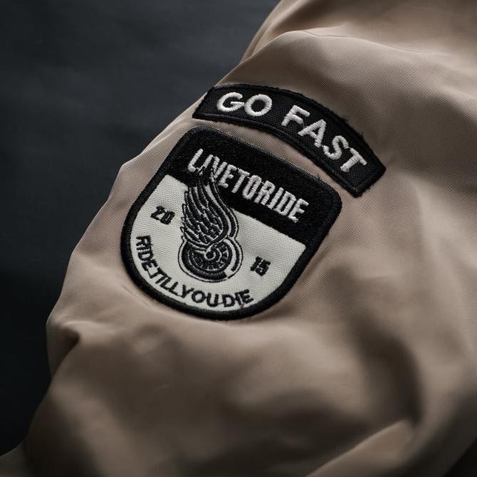 Sale Sixpax - Motoride Bomber Cream