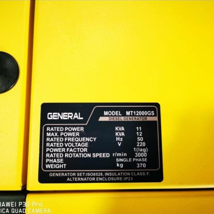 

Terlaris Genset Silent General Mt12000